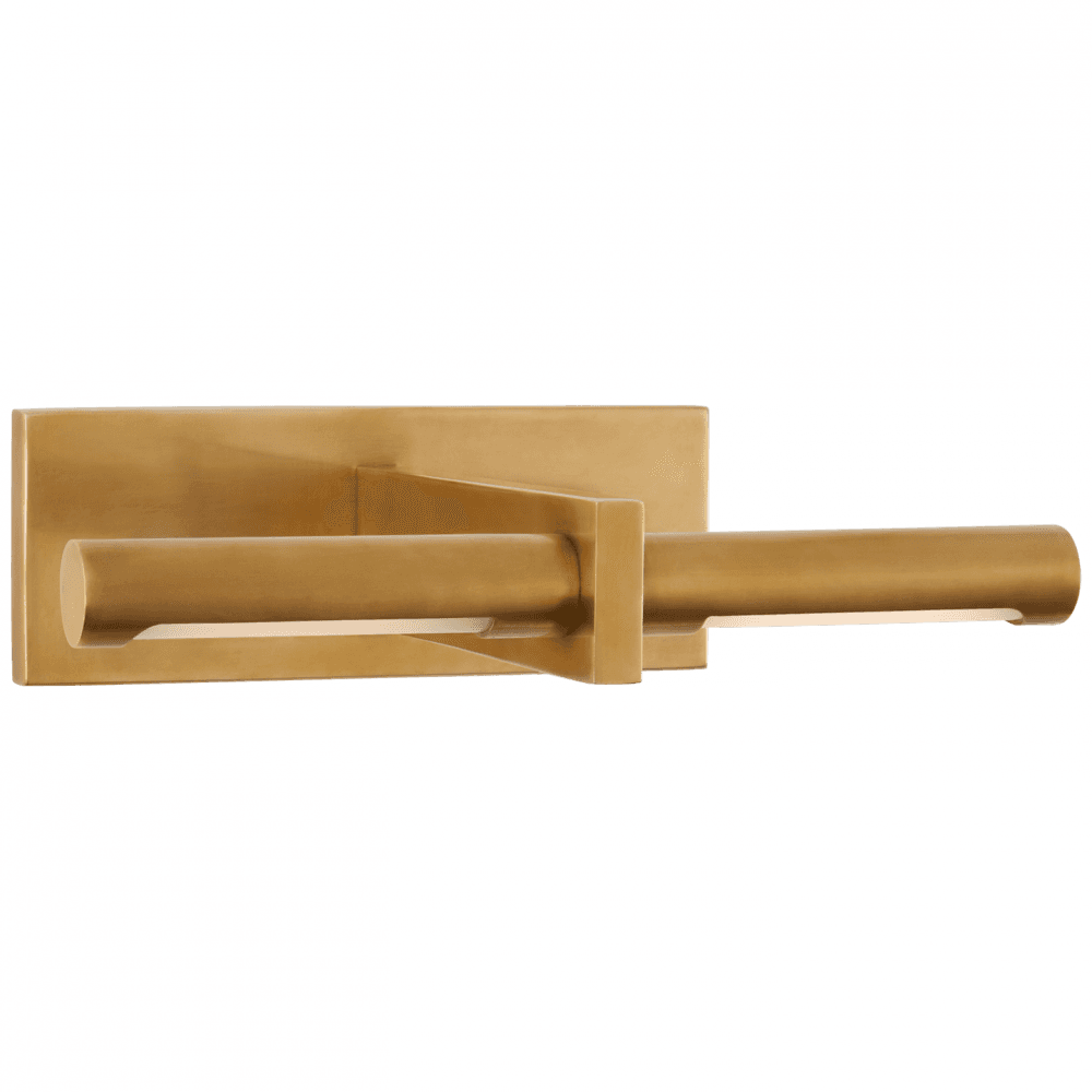 Visual Comfort Signature Axis Picture Light Antique-Burnished Brass