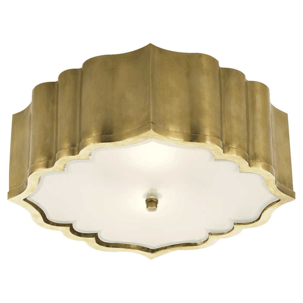 Visual Comfort Signature Balthazar Flush Mount Natural Brass