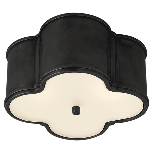 Visual Comfort Signature Basil Flush Mount Gun Metal