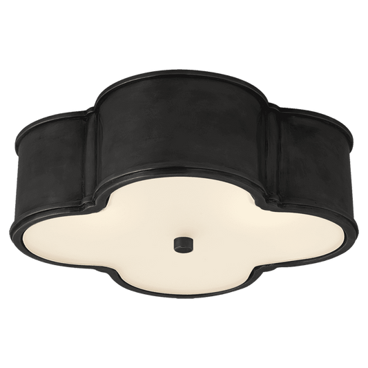 Visual Comfort Signature Basil Flush Mount Gun Metal