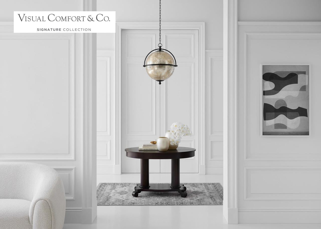 Visual Comfort Signature Bayridge XL Pendant Gilded Iron