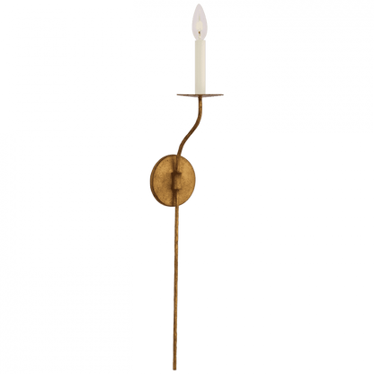 Visual Comfort Signature Belfair Large Tail Sconce Gilded Iron