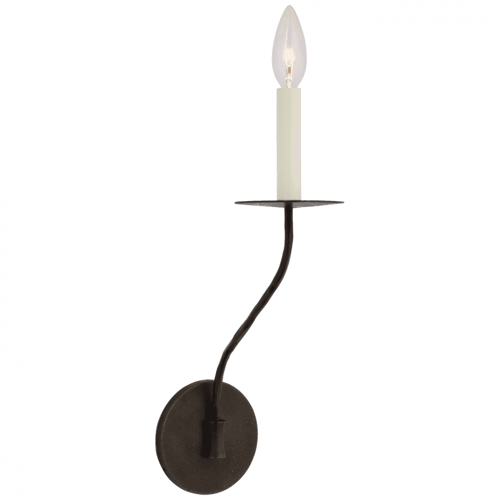 Visual Comfort Signature Belfair Medium Single Sconce Aged Iron