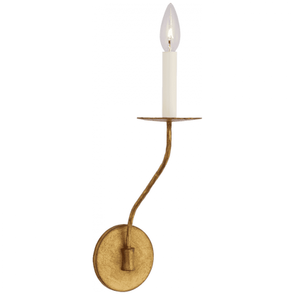 Visual Comfort Signature Belfair Medium Single Sconce Gilded Iron
