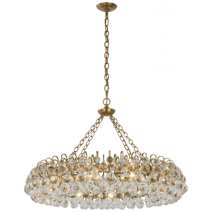 Visual Comfort Signature Bellvale Chandelier Hand-Rubbed Antique Brass