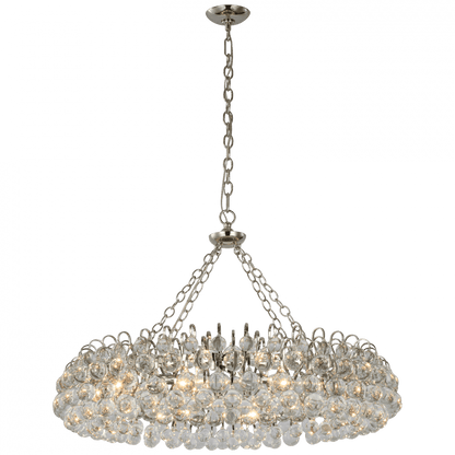 Visual Comfort Signature Bellvale Chandelier Polished Nickel