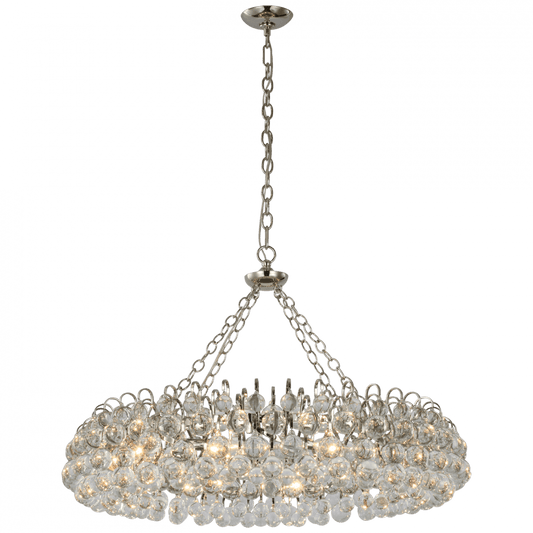 Visual Comfort Signature Bellvale Chandelier Polished Nickel