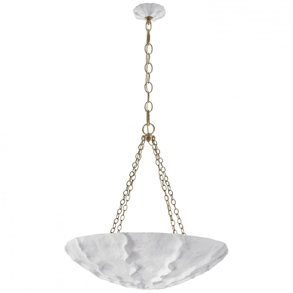 Visual Comfort Signature Benit Chandelier Plaster White