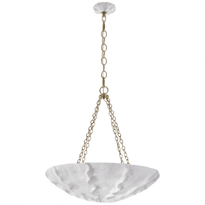 Visual Comfort Signature Benit Chandelier Plaster White