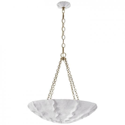 Visual Comfort Signature Benit Chandelier Plaster White