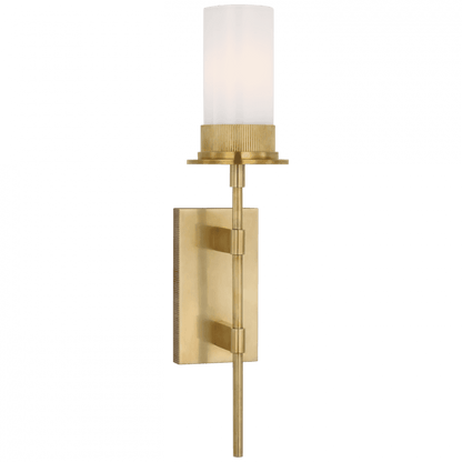 Visual Comfort Signature Beza Large Tail Wall Sconce Antique Brass