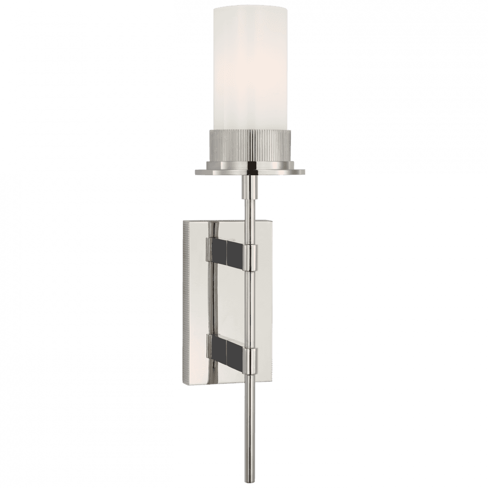 Visual Comfort Signature Beza Large Tail Wall Sconce Polished Nickel