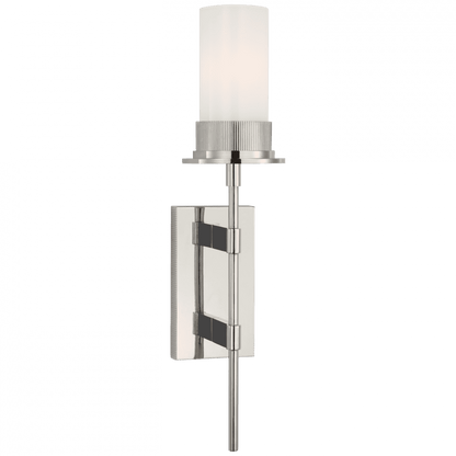 Visual Comfort Signature Beza Large Tail Wall Sconce Polished Nickel