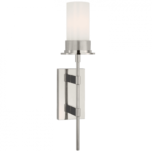Visual Comfort Signature Beza Large Tail Wall Sconce Polished Nickel