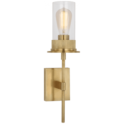 Visual Comfort Signature Beza Medium Tail Wall Sconce Polished Nickel