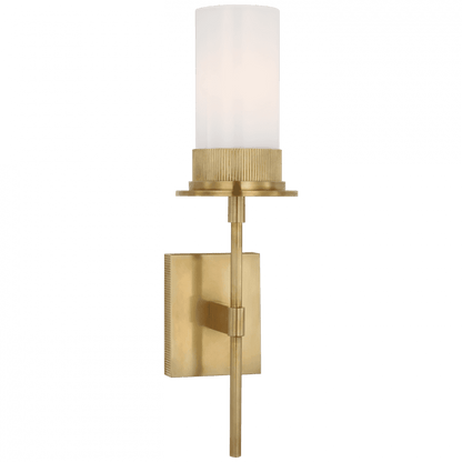 Visual Comfort Signature Beza Medium Tail Wall Sconce Antique Brass