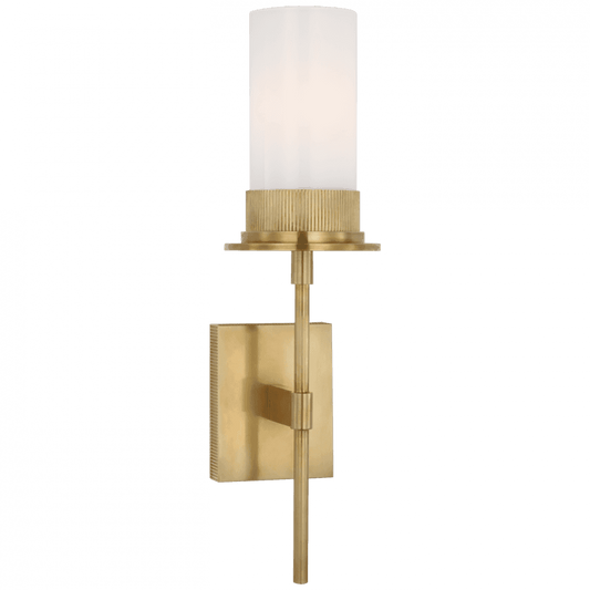 Visual Comfort Signature Beza Medium Tail Wall Sconce Antique Brass