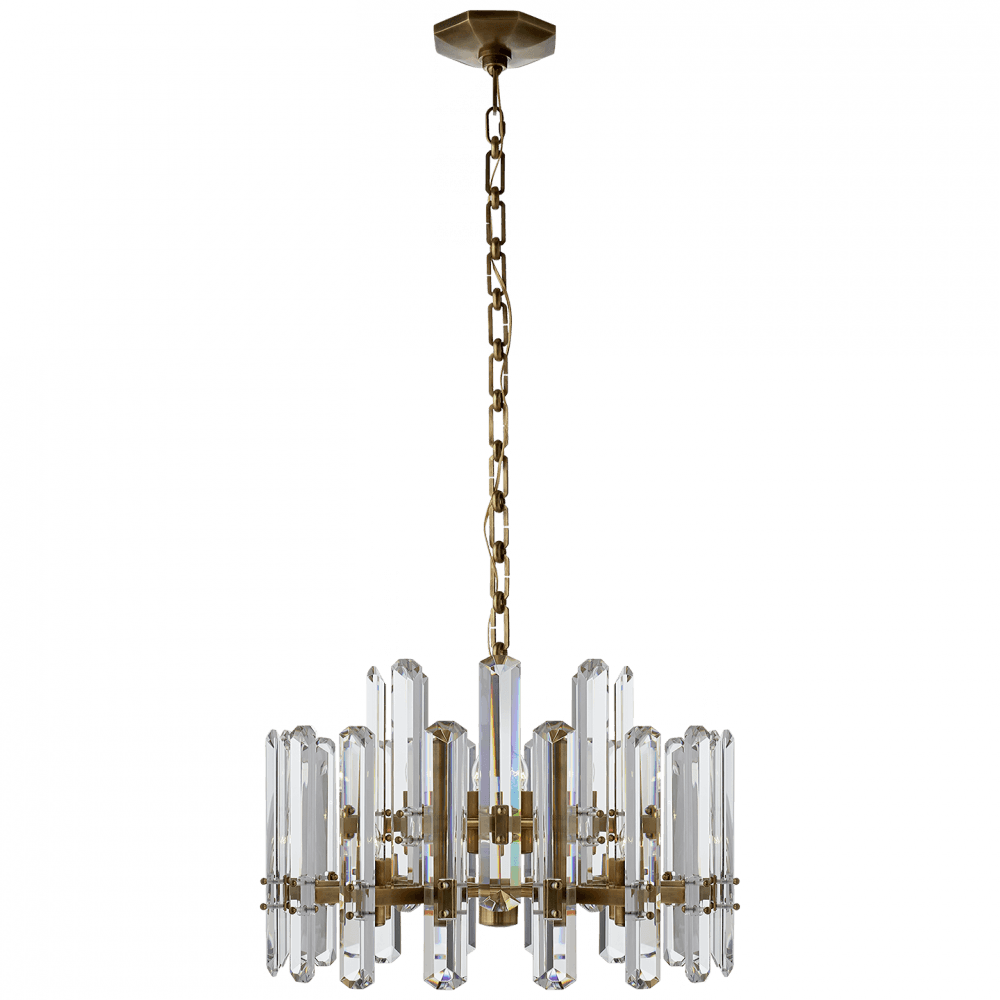 Visual Comfort Signature Bonnington Chandelier Polished Nickel