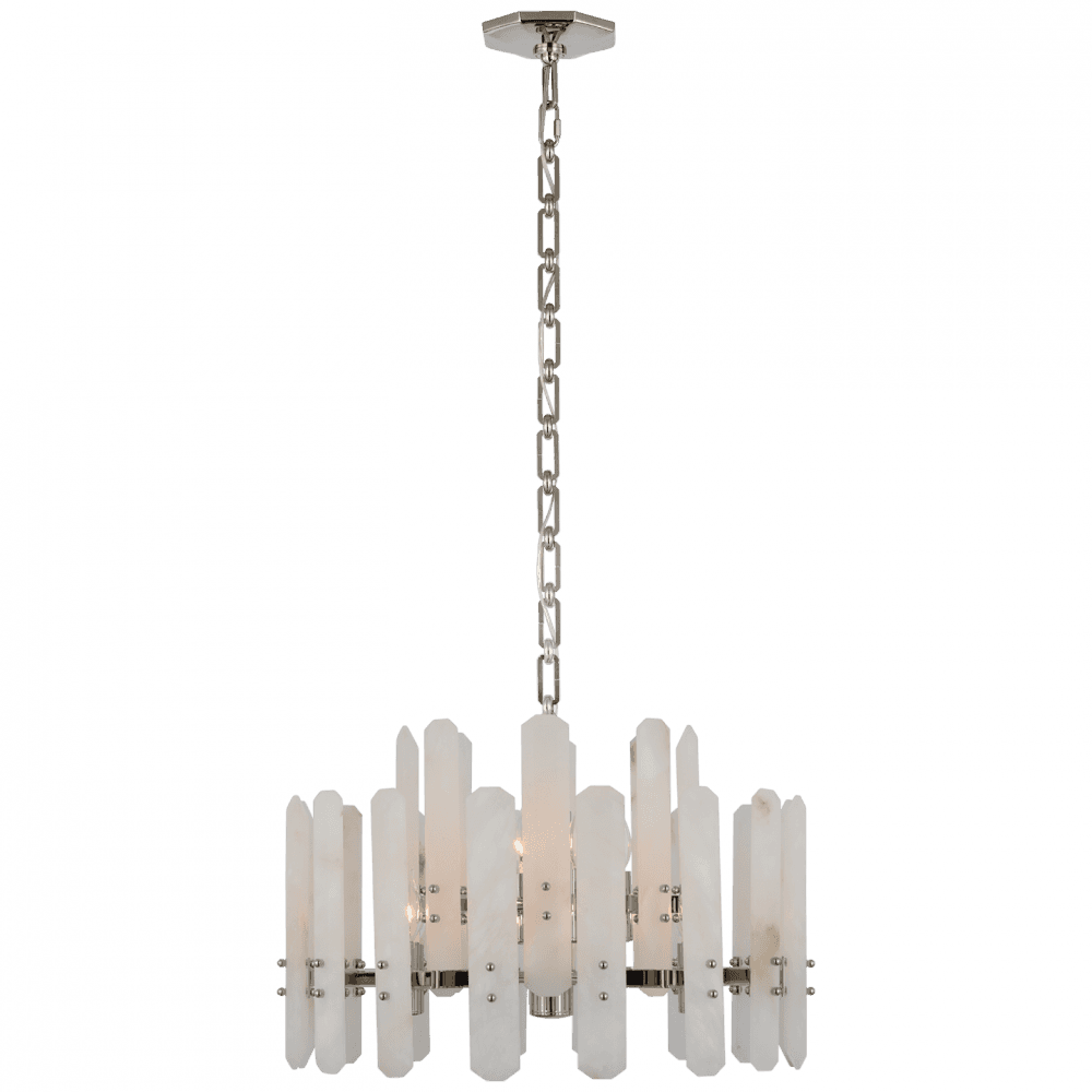Visual Comfort Signature Bonnington Chandelier Hand-Rubbed Antique Brass