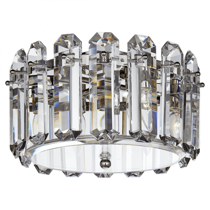 Visual Comfort Signature Bonnington Small Flush Mount Polished Nickel
