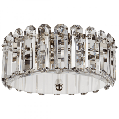 Visual Comfort Signature Bonnington Medium Flush Mount Polished Nickel