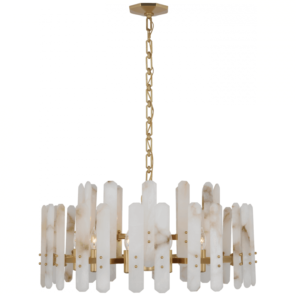 Visual Comfort Signature Bonnington Chandelier Polished Nickel