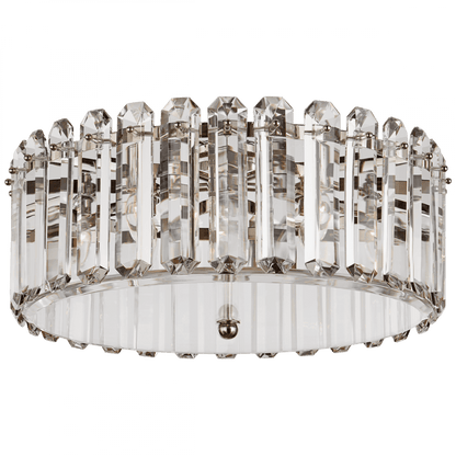 Visual Comfort Signature Bonnington Large Flush Mount Polished Nickel