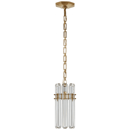 Visual Comfort Signature Bonnington Small Pendant Hand-Rubbed Antique Brass