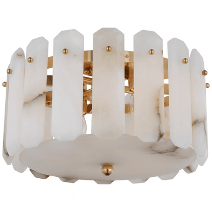 Visual Comfort Signature Bonnington Flush Mount Hand-Rubbed Antique Brass