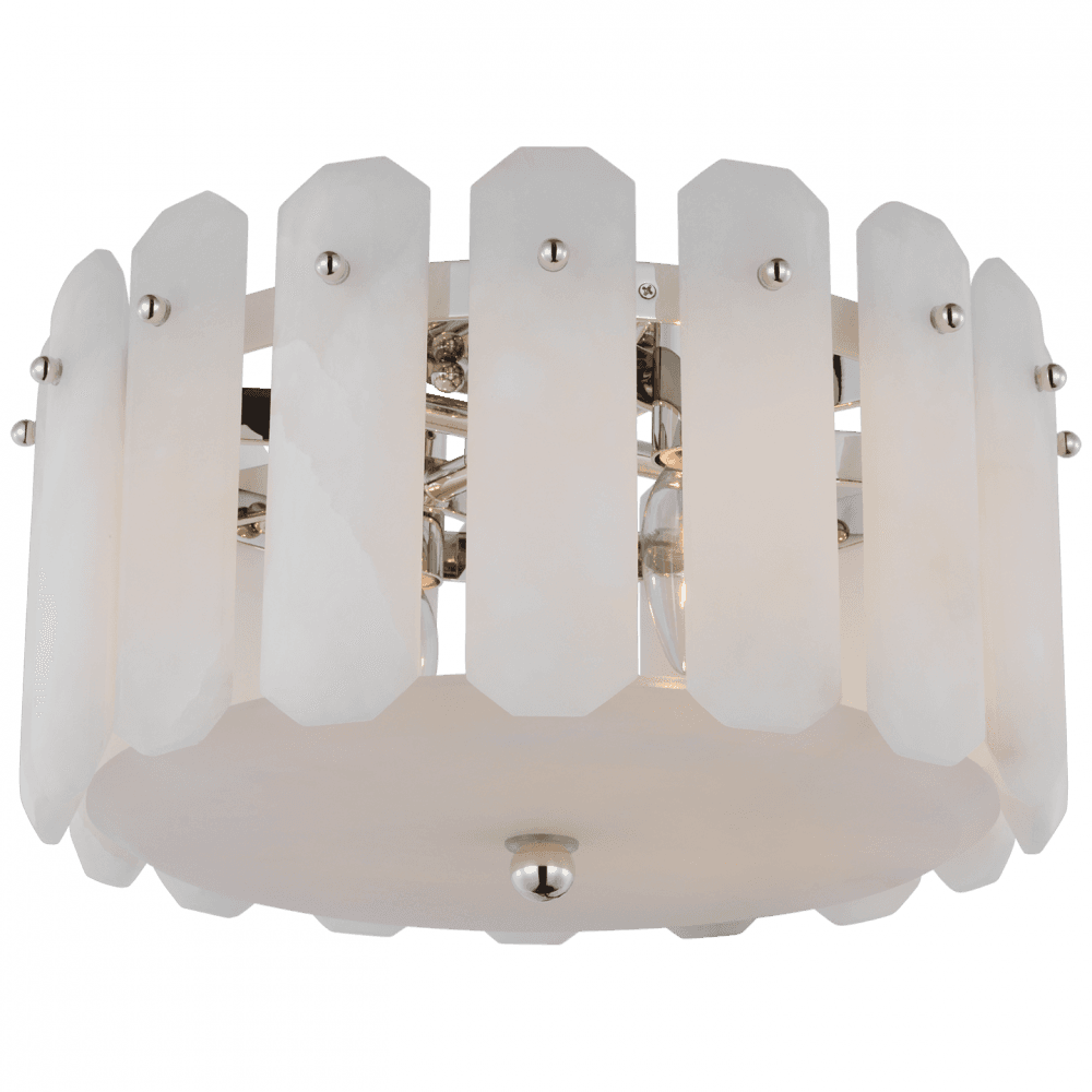 Visual Comfort Signature Bonnington Flush Mount Polished Nickel