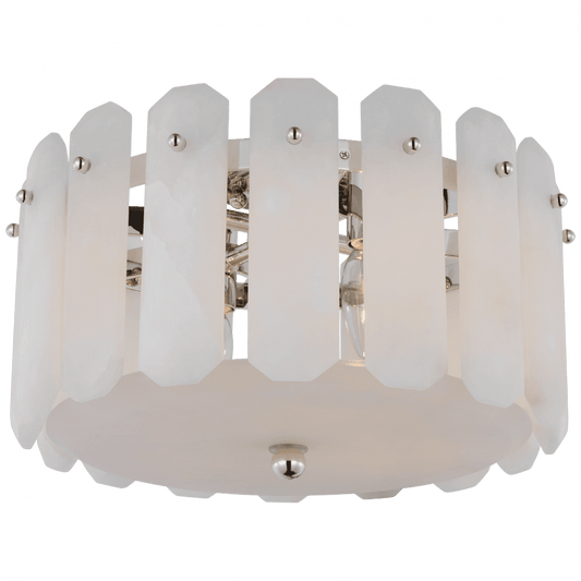 Visual Comfort Signature Bonnington Flush Mount Polished Nickel