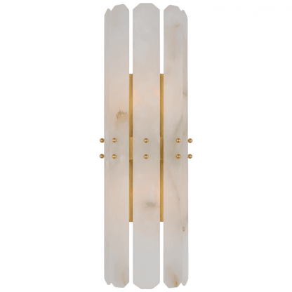 Visual Comfort Signature Bonnington Tall Wall Sconce Polished Nickel