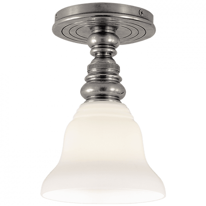 Visual Comfort Signature Boston Flush Mount Antique Nickel