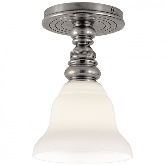 Visual Comfort Signature Boston Flush Mount Antique Nickel