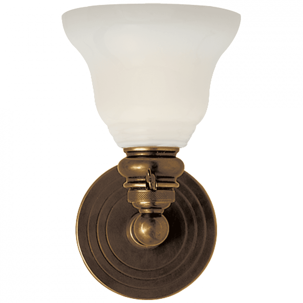 Visual Comfort Signature Boston Functional Single Light Hand-Rubbed Antique Brass