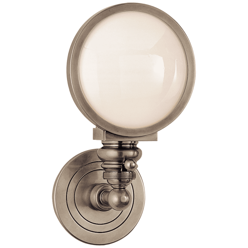 Visual Comfort Signature Boston Head Light Wall Sconce Antique Nickel