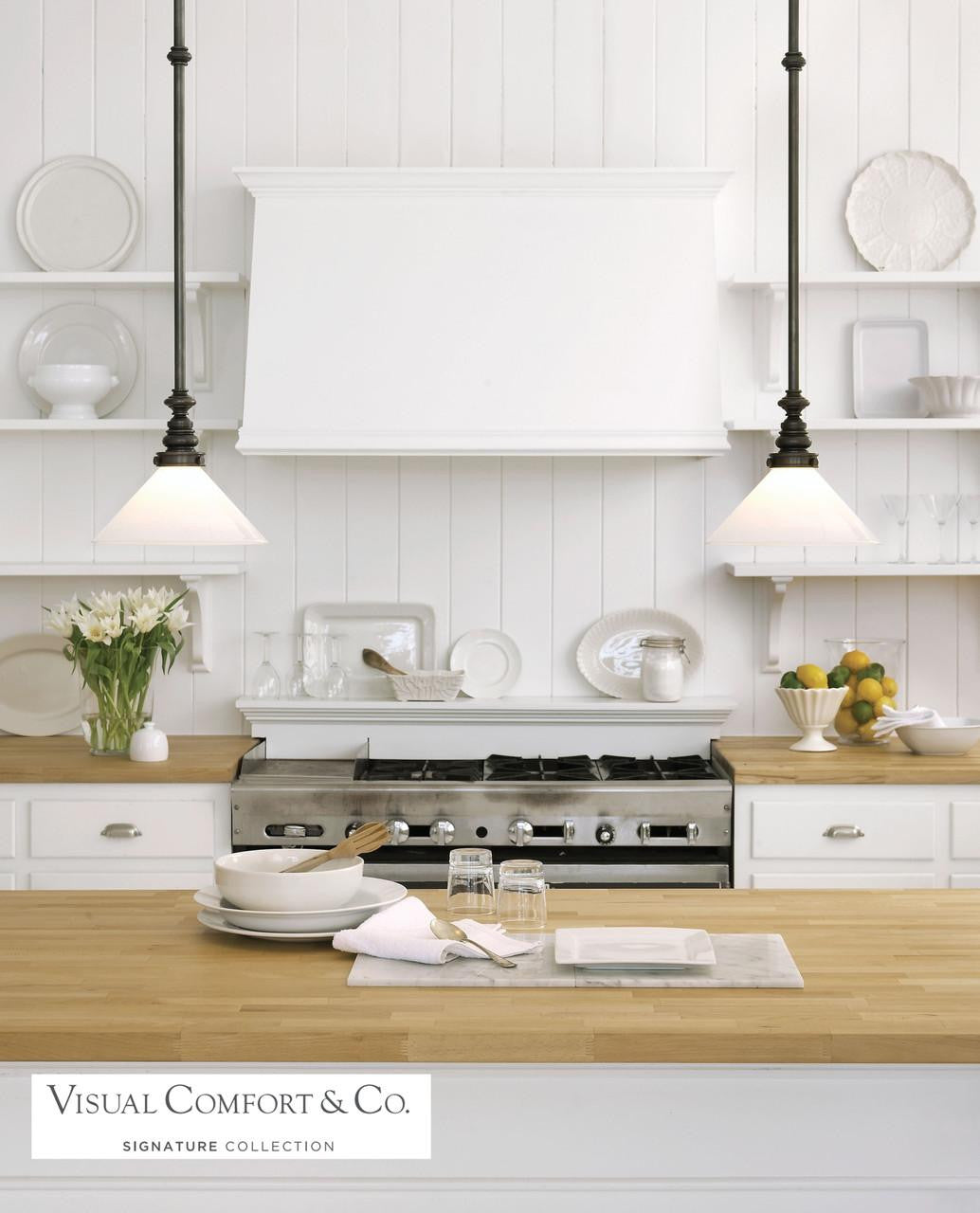 Visual Comfort Signature Boston Pendant Polished Nickel