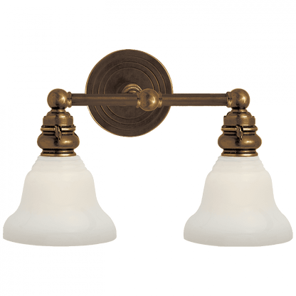 Visual Comfort Signature Boston Wall Sconce Hand-Rubbed Antique Brass