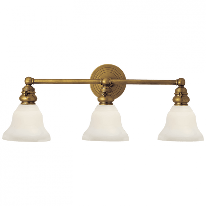 Visual Comfort Signature Boston Wall Sconce Hand-Rubbed Antique Brass
