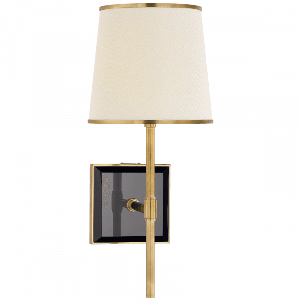 Visual Comfort Signature Bradford Wall Sconce Soft Brass and Mirror