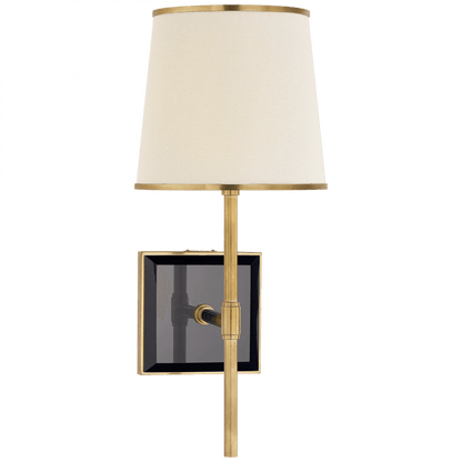Visual Comfort Signature Bradford Wall Sconce Soft Brass and Mirror
