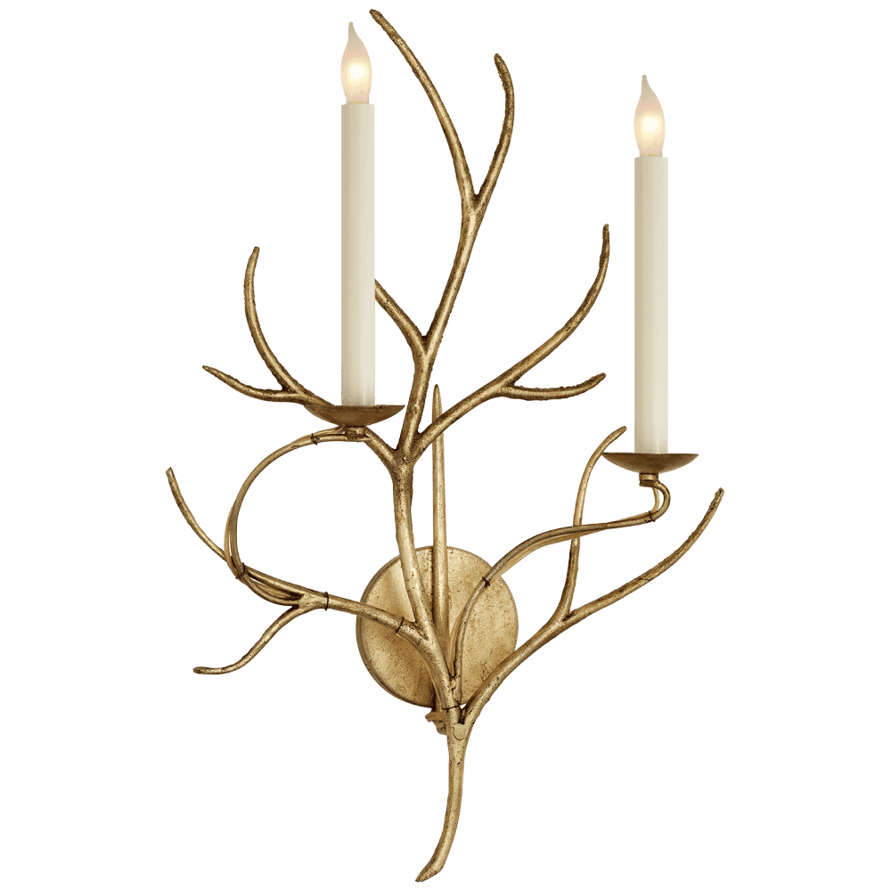 Visual Comfort Signature Branch Wall Sconce Gilded Iron
