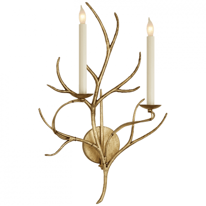 Visual Comfort Signature Branch Wall Sconce Gilded Iron