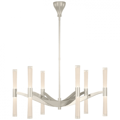 Visual Comfort Signature Brenta Extra Large Chandelier Polished Nickel