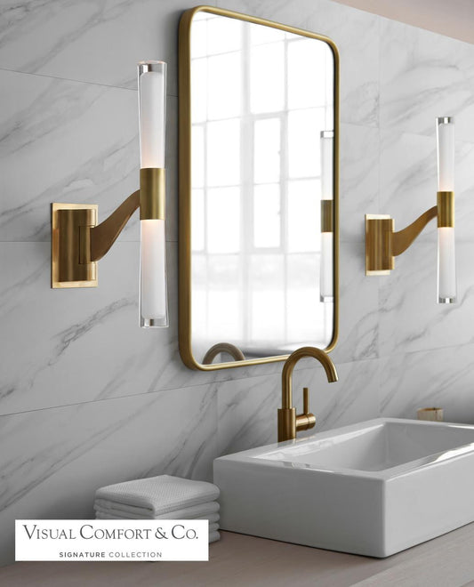 Visual Comfort Signature Brenta Wall Sconce Polished Nickel