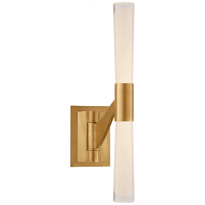 Visual Comfort Signature Brenta Single Articulating Wall Sconce Hand-Rubbed Antique Brass