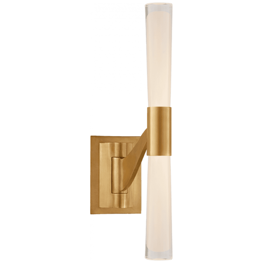 Visual Comfort Signature Brenta Single Articulating Wall Sconce Hand-Rubbed Antique Brass