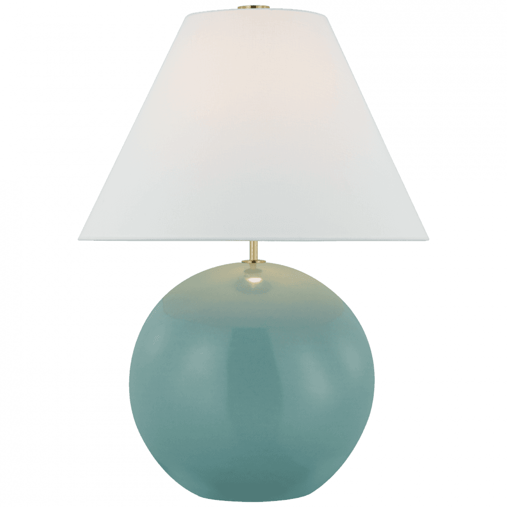 Visual Comfort Signature Brielle Large Table Lamp Seafoam Blue