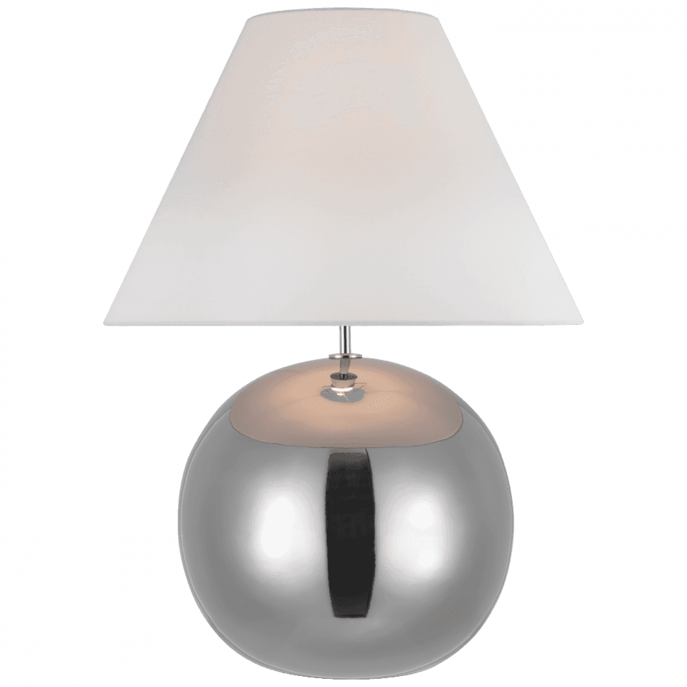 Visual Comfort Signature Brielle LED Large Table Lamp Silver