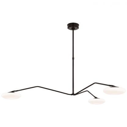 Visual Comfort Signature Brindille LED Extra Large Chandelier Gun Metal